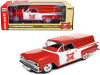 1/24 Auto World 1959 Chevrolet Sedan Delivery Car Red and White "Miller High Life: The Champagne of Beers" Diecast Car Model