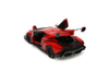 Lamborghini Veneno Red and Black "Hyper-Spec" Series 1/24 Diecast Model Car by Jada