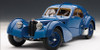 1/18 AUTOart 1938 BUGATTI 57 SC 57SC ATLANTIC - BLUE WITH BLUE METAL WIRE-SPOKE WHEELS Diecast Car Model 70942