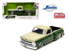 1/24 Jada 1969 Chevrolet C10 Stepside Custom (Green & Cream) Diecast Car Model