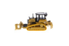 CAT Caterpillar D5 Track-Type Dozer Yellow with Fine Grading Undercarriage and Foldable Blade "High Line Series" 1/87 (HO) Scale Diecast Model by Diecast Masters
