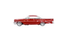 1959 Pontiac Bonneville Coupe Mandalay Red 1/87 (HO) Scale Diecast Model Car by Oxford Diecast