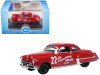 1949 Oldsmobile Rocket 88 Coupe #22 "Overseas Motors Atlanta" Red 1/87 (HO) Scale Diecast Model Car by Oxford Diecast