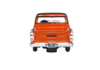 1957 Dodge D100 Sweptside Pickup Truck Omaha Orange and Jewel Black 1/87 (HO) Scale Diecast Model Car by Oxford Diecast