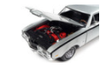 1/18 Auto World 1968 Oldsmobile Cutlass "Hurst" Peruvian (Silver Metallic with Black Stripes) "Muscle Car & Corvette Nationals" (MCACN) Diecast Car Model