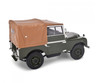 1/12 Schuco Land Rover 80 RHD with Closed Soft Top (Dark Green) Diecast Car Model