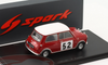 1/43 Spark 1965 BMC Mini Cooper S #52 Winner Rallye Monte Carlo Timo Mäkinen, Paul Easter Car Model