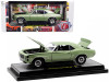 1969 Chevrolet Camaro SS/RS 396 Frost Green Metallic with Black Stripes Limited Edition to 6550 pieces Worldwide 1/24 Diecast Model by M2 Machines