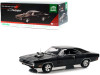 1/18 Greenlight 1970 Dodge Charger with Blown Engine (Black) Diecast Car Model