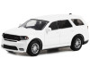 2022 Dodge Durango Pursuit Police Car White "Hot Pursuit" "Hobby Exclusive" Series 1/64 Diecast Model Car by Greenlight
