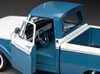 1/18 Sunstar 1965 Ford F-100 Custom Cab Pickup (Blue) Diecast Car Model