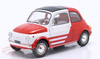 1/18 Solido 1965 Fiat 500 L Robe Di Kappa (Red & White) Diecast Car Model