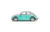 1959 Volkswagen Beetle Gray and Light Blue "Punch Buggy" Series 1/24 Diecast Model Car by Jada