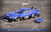 1/18 INNO NISSAN SKYLINE "LBWK" (ER34) SUPER SILHOUETTE  BLUE Metallic comes with display cover and based