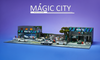 1/64 Magic City HKS Theme Exhibition Building & Body Shop Diorama (cars & figures NOT included)