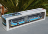 1/43 Foton BJD WG180F Public Transportation Trolley BRT Bus w/ Headlights & Interior lights Diecast Car Model