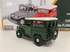 1/24 Motormax Toyota FJ40 (Dark Green with White Top) Diecast Car Model (new no retail box)