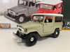 1/24 Toyota FJ40 Beige with White Top Diecast Model Car by Motormax