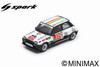 1/43 Spark 1984 Renault 5 Turbo No.1 Europa Cup Champion Jan Lammers Car Model