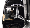 1/18 NZG Mercedes-Benz Actros GigaSpace 4x2 (Black with Mercedes Logo) with Lighting Diecast Car Model