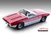 1/18 Tecnomodel De Tomaso Mangusta Spyder 1966 Bi-Colour Metallic Red and Silver Limited Edition Resin Car Model