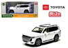 1/24 Motormax Toyota Land Cruiser White  Diecast Model Car 