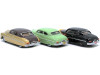 1949 Mercury Set of 3 Cars "70th Anniversary" 1/87 (HO) Scale Diecast Model Cars by Oxford Diecast
