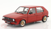 1/18 Solido 1983 Volkswagen VW Golf I Custom II (Red) Diecast Car Model