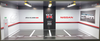1/18 Nissan GTR GT-R Theme 4 Car Garage Parking White Scene w/ Lights (car model not included)