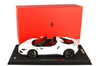 1/18 BBR Ferrari 296 GTS (Matterhorn White with Carbon Fiber Wheels) Resin Car Model Limited 50 Pieces