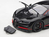 1/18 AUTOart Bugatti Chiron (Nocturne Black with Red Accets) Car Model