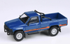 1/64 Paragon 1984 Toyota Hilux Single Cab (Medium Blue) Diecast Car Model