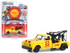 1967 Chevrolet C-30 Wrecker Tow Truck Yellow with Red Stripes “Shell Roadside Service 24 Hour” "Shell Oil Special Edition" Series 1 1/64 Diecast Model Car by Greenlight