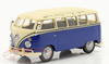 1/43 Cararama Volkswagen VW T1 Samba Bus (Blue & White) Car Model