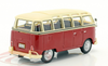 1/43 Cararama Volkswagen VW T1 Samba Bus (Red & Cream White) Car Model