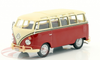 1/43 Cararama Volkswagen VW T1 Samba Bus (Red & Cream White) Car Model