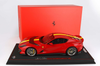 1/18 BBR 2021 Ferrari 812 Competizione (Rosso Corsa 322 Red with Yellow Stripe) Resin Car Model Limited 212 Pieces