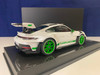 1/18 TP Timothy & Pierre Porsche 911 992 GT3 RS (White with Green Wheels) Resin Car Model Limited 49 Pieces #00/49