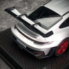 1/18 TP Timothy & Pierre Porsche 911 992 GT3 RS (Silverstone Grey with Red Wheels) Resin Car Model Limited 49 Pieces