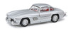 1/18 Schuco 1954-1957 Mercedes-Benz 300 SL Gullwing (W198) (Silver with Red Interior) Diecast Car Model