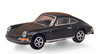 1/87 Schuco Porsche 911 S Coupe (Dark Grey) Diecast Car Model