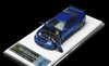 1/64 TimeMicro Nissan Skyline GT-R R34 (Blue) with Figure Diecast Car Model