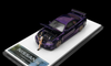 1/64 TimeMicro Nissan Skyline GT-R R34 (Purple) with Figure Diecast Car Model
