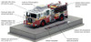 1/50 Fire Department City of New York 2009 Seagrave Engine 332 - Brooklyn Diecast Car Model
