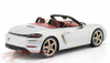 1/18 Dealer Edition 2021 Porsche Boxster 25 Years (982) (GT Silver Metallic) Resin Car Model