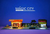 1/64 Magic City ENEOS Theme Gas Station & Showroom Diorama with LED Lights (cars & figures NOT included)