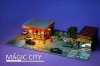 1/64 Magic City ENEOS Theme Gas Station & Showroom Diorama with LED Lights (cars & figures NOT included)