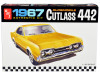 Skill 2 Model Kit 1967 Oldsmobile Cutlass 442 1/25 Scale Model by AMT