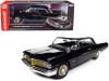 1/18 Auto World 1962 Pontiac Grand Prix "Fireball Roberts Edition" Starlight Black with Gold Stripes Diecast Car Model