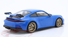 1/18 Minichamps 2021 Porsche 911 (992) GT3 (Shark Blue with Golden Wheels) Car Model Limited 204 Pieces